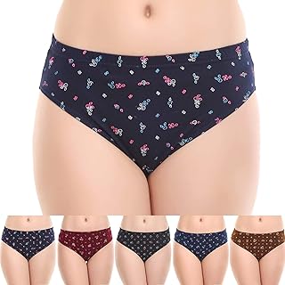 Rupa Printed Hipster Panties- Pack of 5