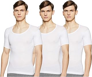 Rupa Jon RNS white vest-Pack of 3