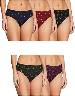 Rupa Printed Hipster Panties- Pack of 5