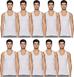 Rupa Frontline Combed Cotton  Vest-Pack of 10