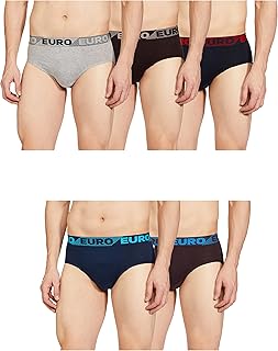Euro Outer Elastic Regular Brief-Pack of 3