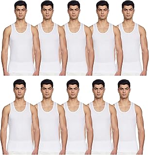 Frontline Men's Cotton Vest- Pack of 10