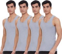 Dixcy Scott Grey vest-Pack of 4
